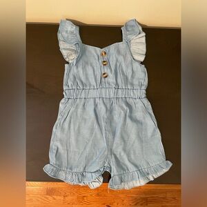 Denim romper from Old Navy, 12-18M never worn